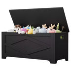39.4 Storage Chest, Toy Box with 2 Safety Hinges, Storage Bench with Storage, Shoe Bench, Supports 300 lb, for Living Room, Entryway