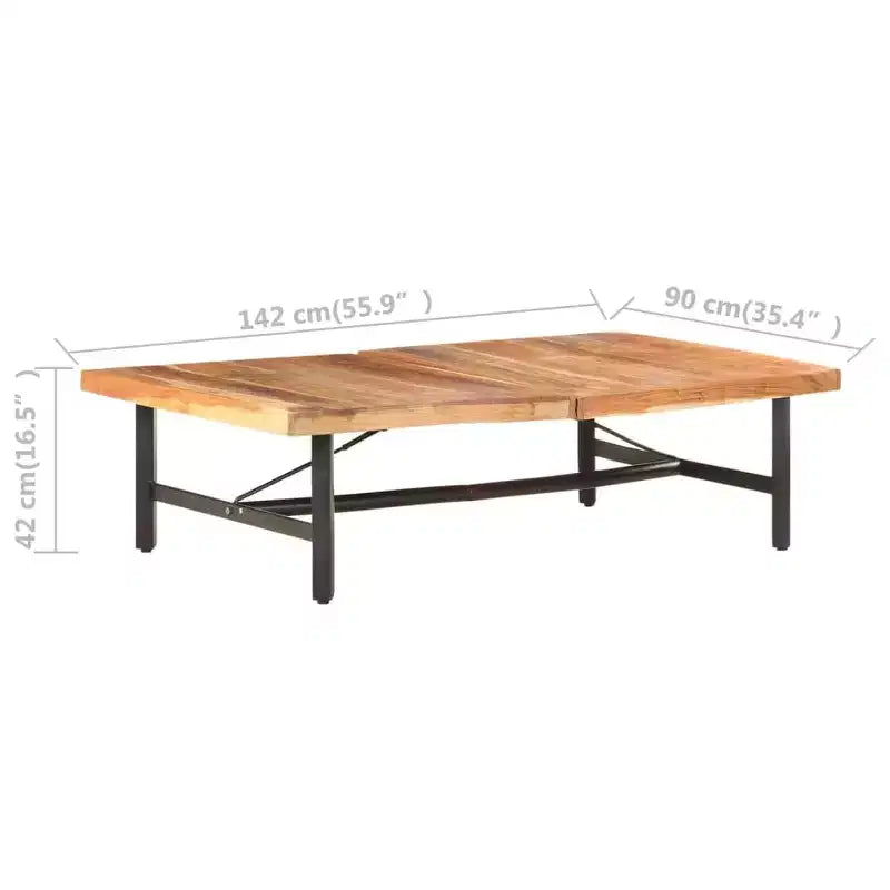 Table basse Table d'appoint Table de canapé Meubles de salon en bois massif