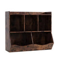 Wooden Storage Organizer & Bookshelf ,Book Rack Daycare Furniture,Cabinet for Kindergarten,Playroom or Bedroom (36L x 11.4W x 31.5H)