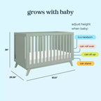Lit de bébé convertible 3-en-1