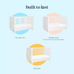 Lit de bébé convertible 3-en-1
