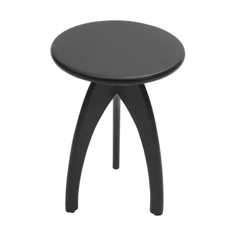 Table d'appoint en bois massif incurvée, style Space Age et Mid-Century Modern