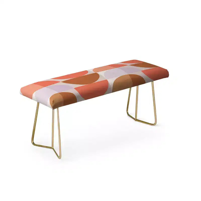 Banc Prune/Tangerine