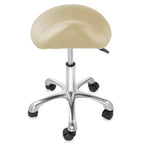 Tabouret ergonomique en forme de selle - Siège hydraulique réglable, Chaise de salon à roulettes pivotantes
