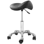 Tabouret ergonomique en forme de selle - Siège hydraulique réglable, Chaise de salon à roulettes pivotantes