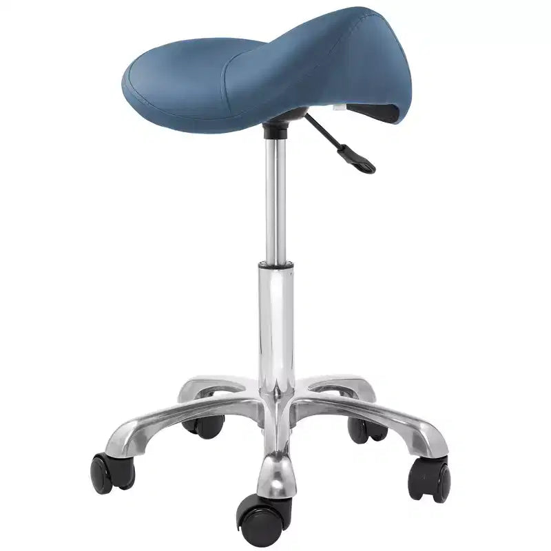 Tabouret ergonomique en forme de selle - Siège hydraulique réglable, Chaise de salon à roulettes pivotantes