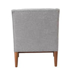 Ensemble de 2 fauteuils de style moderne du milieu du siècle avec accoudoirs inclinés