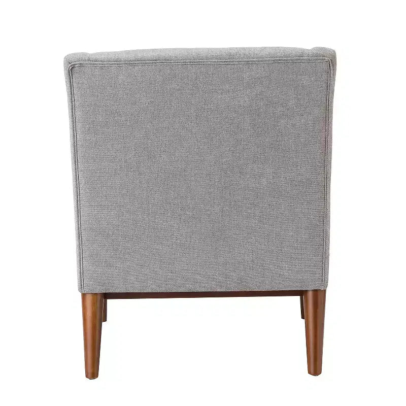 Ensemble de 2 fauteuils de style moderne du milieu du siècle avec accoudoirs inclinés