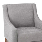 Ensemble de 2 fauteuils de style moderne du milieu du siècle avec accoudoirs inclinés