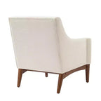 Ensemble de 2 fauteuils de style moderne du milieu du siècle avec accoudoirs inclinés
