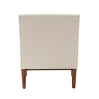 Ensemble de 2 fauteuils de style moderne du milieu du siècle avec accoudoirs inclinés
