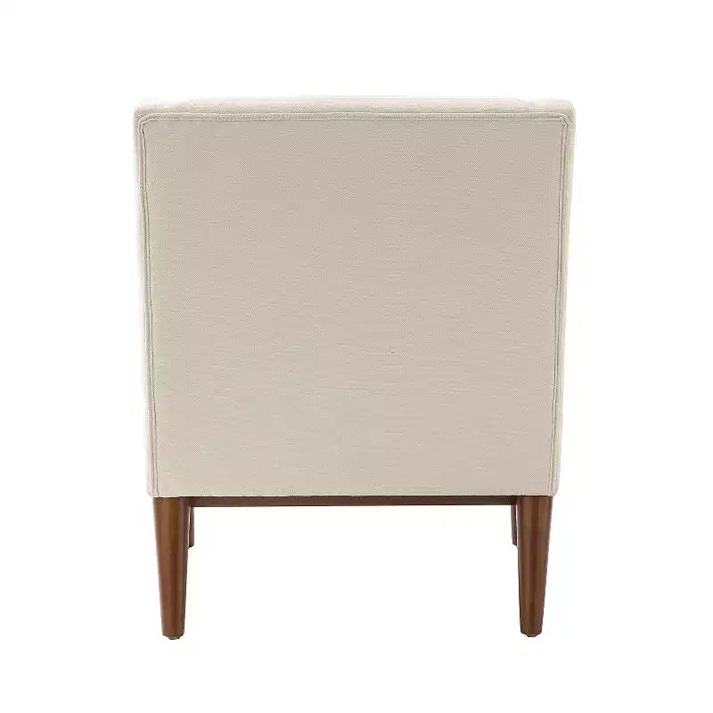 Ensemble de 2 fauteuils de style moderne du milieu du siècle avec accoudoirs inclinés