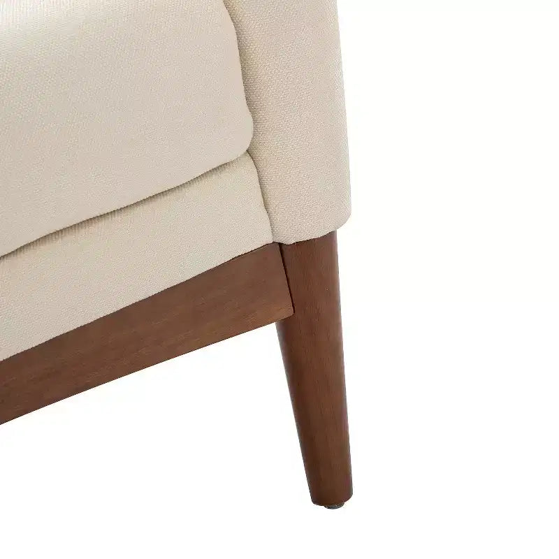 Ensemble de 2 fauteuils de style moderne du milieu du siècle avec accoudoirs inclinés
