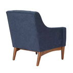 Ensemble de 2 fauteuils de style moderne du milieu du siècle avec accoudoirs inclinés