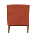Ensemble de 2 fauteuils de style moderne du milieu du siècle avec accoudoirs inclinés