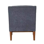 Ensemble de 2 fauteuils de style moderne du milieu du siècle avec accoudoirs inclinés